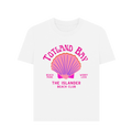 White Totland Bay - Pink Beach Club - Women's T Shirt