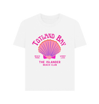 White Totland Bay - Pink Beach Club - Women's T Shirt