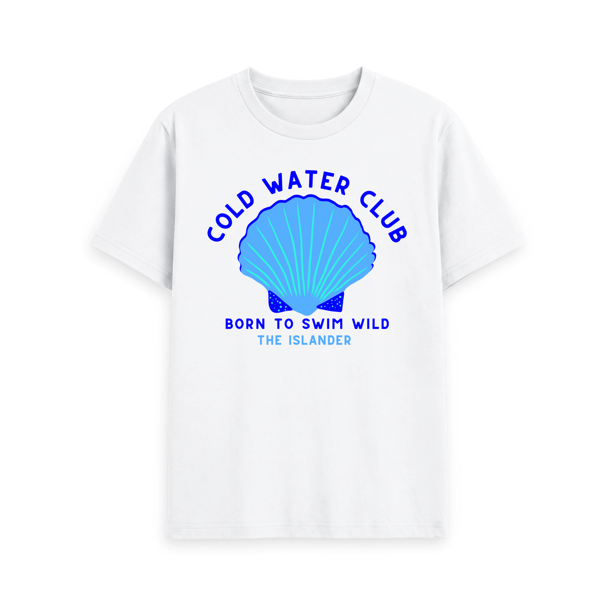White Printed T-shirt Front