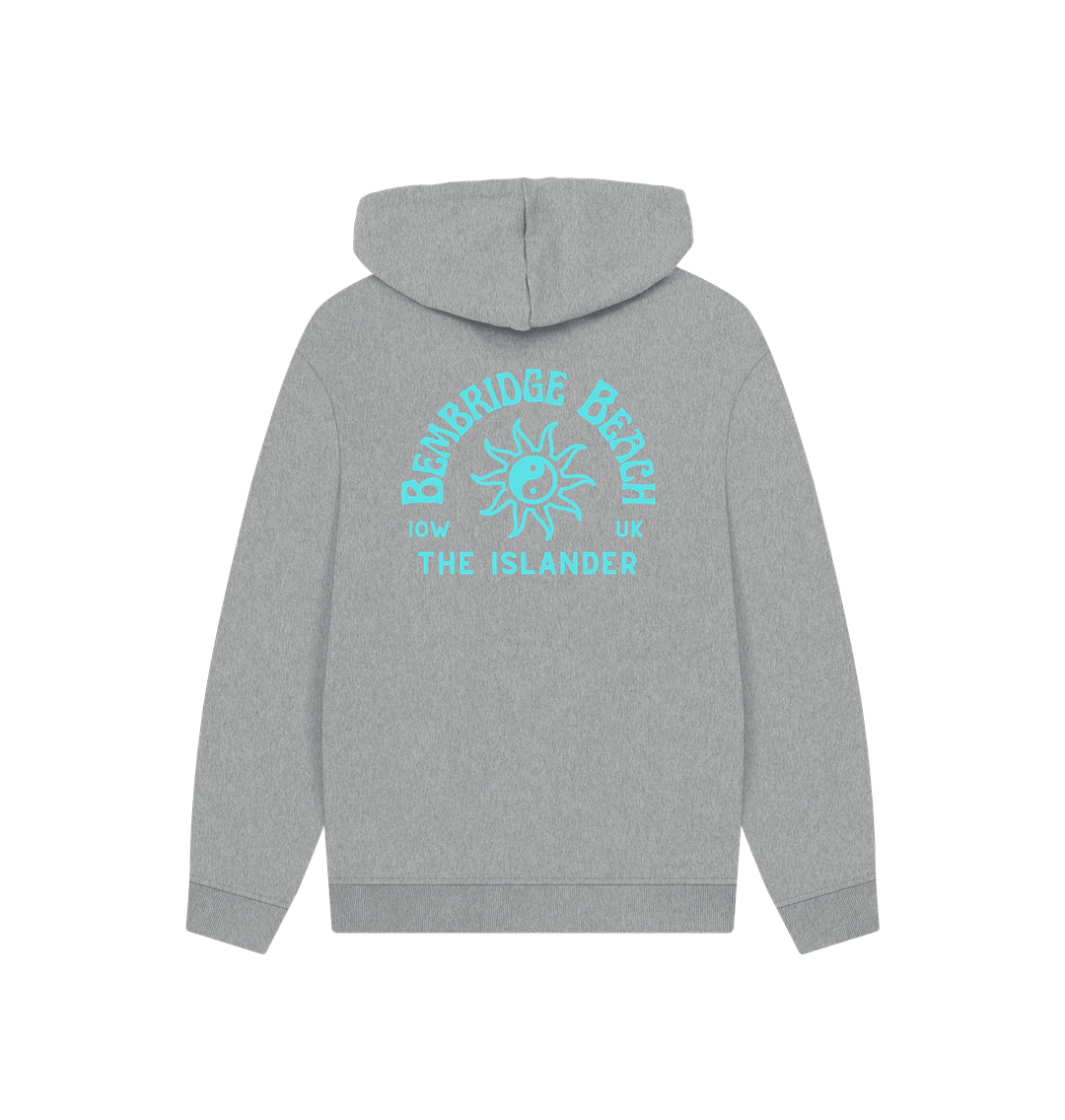 Bembridge Beach - The Islander - Unisex Oversized Style Hoodie - Printed Front And Back