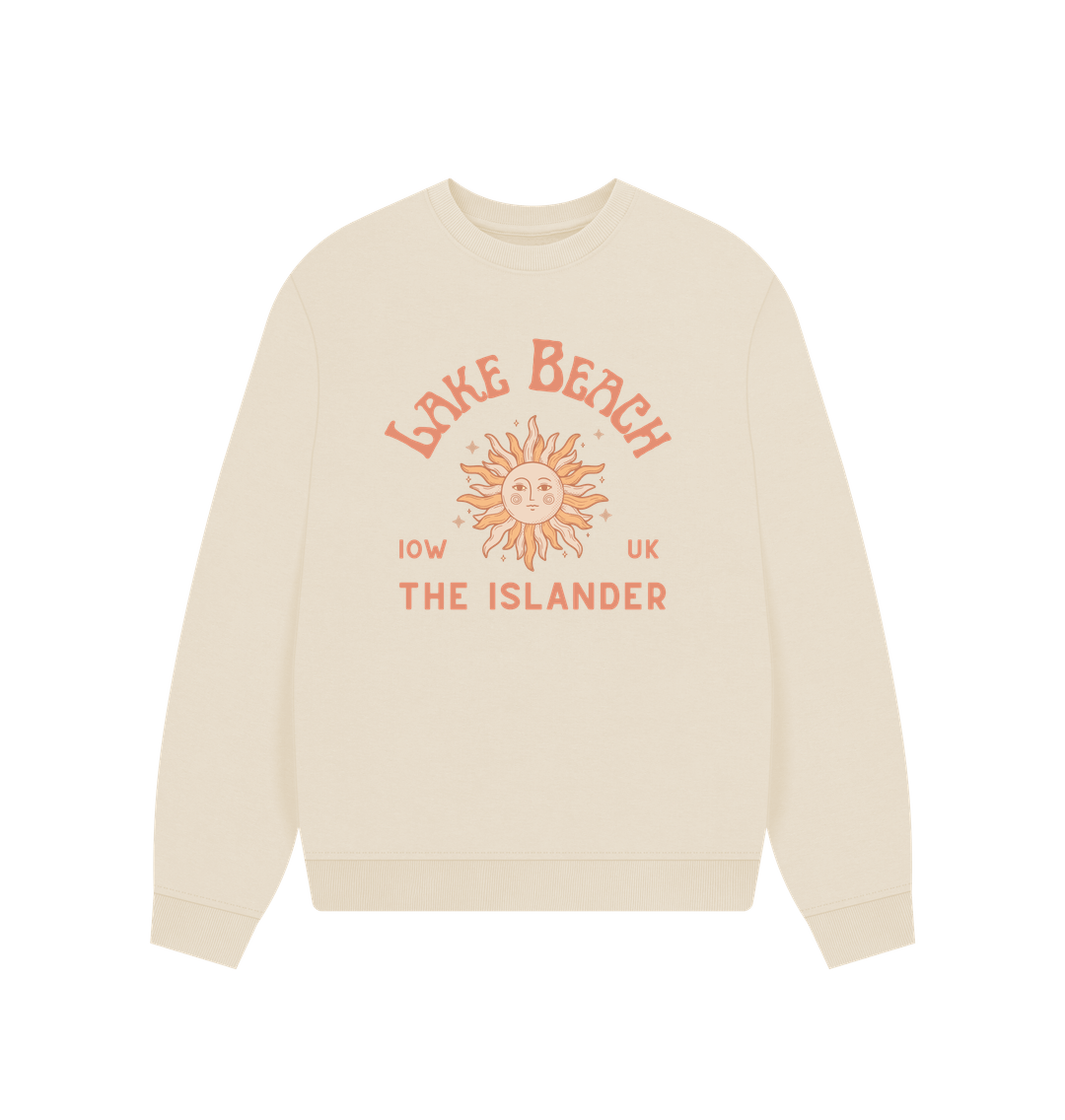 Oat Lake Beach - The Islander - Women's Oversized Style Sweatshirt