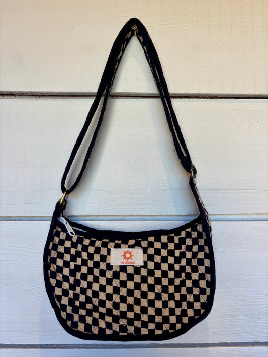 Black Checkerboard Side Mini