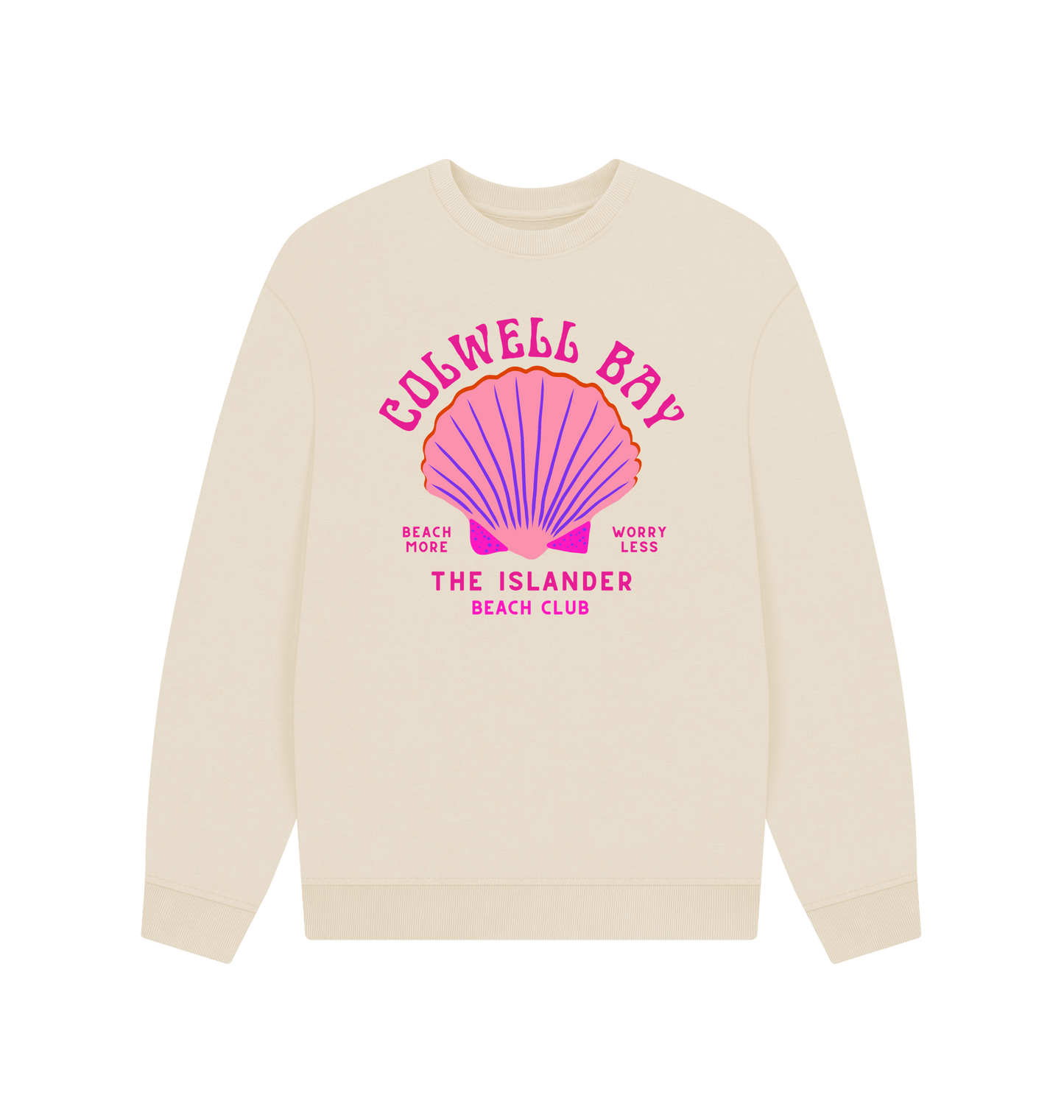 Oat Printed Sweater Front