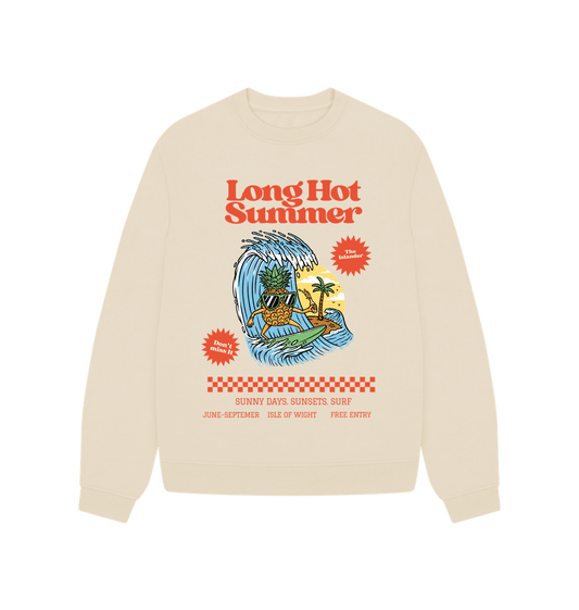 Oat Long Hot Summer  - Women's oversized sweatshirt - The Islander