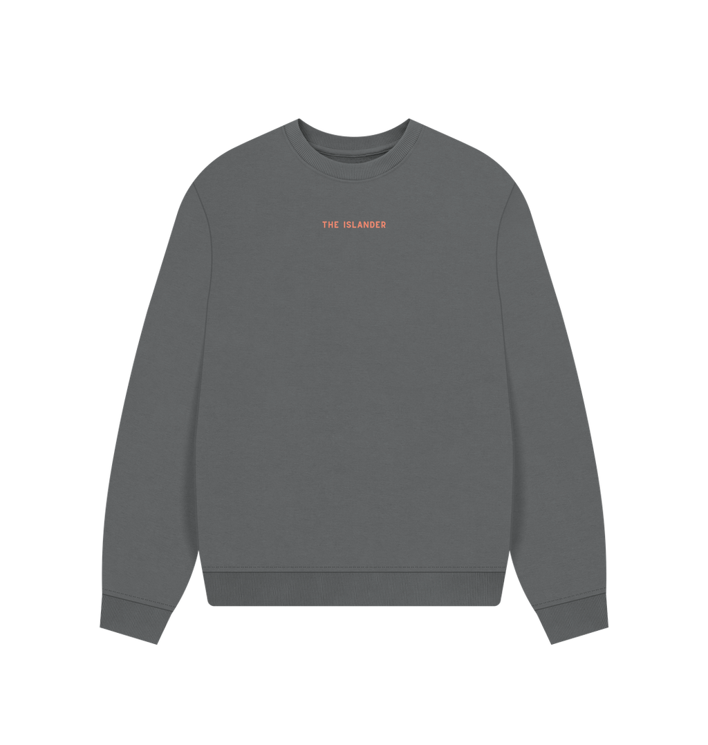 Slate Grey Printed Sweater
