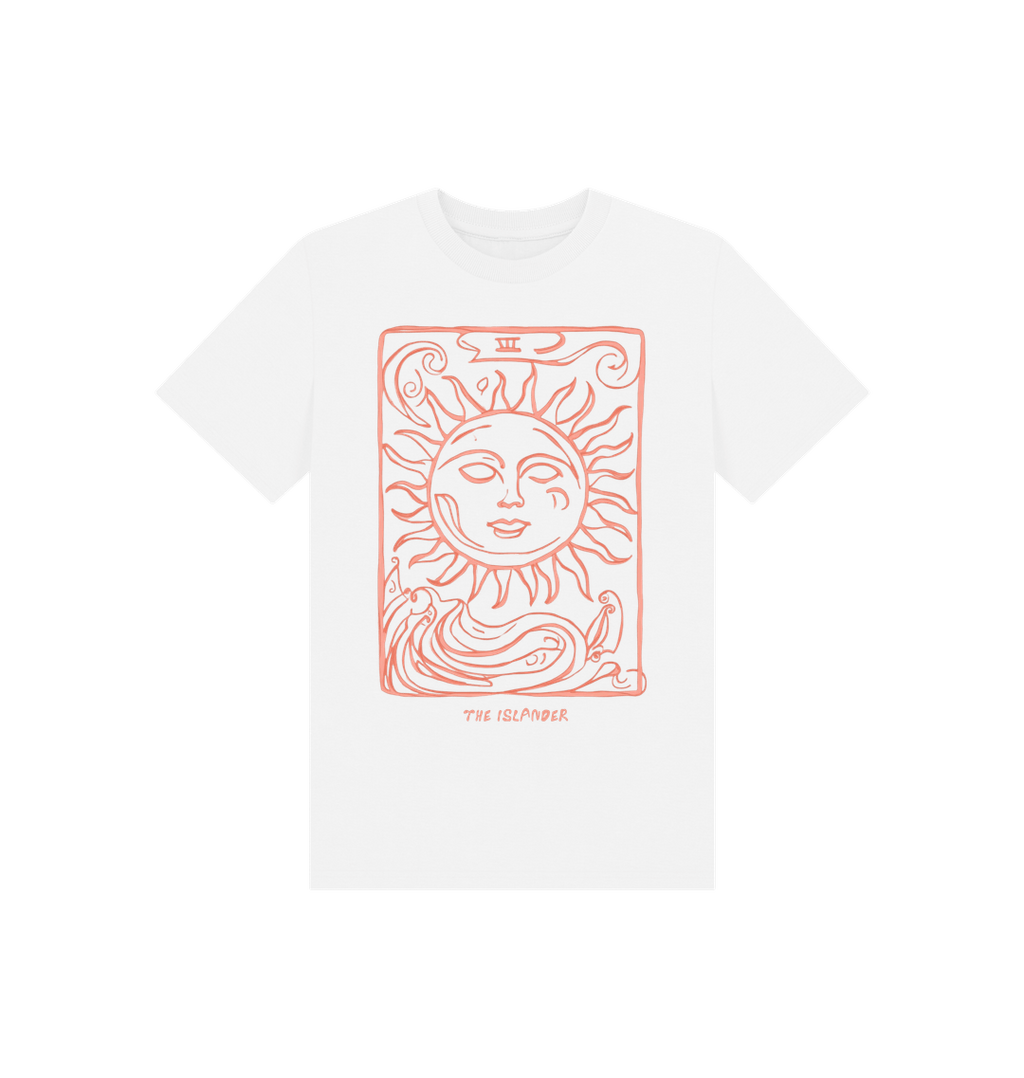 White Printed Kids T-Shirt