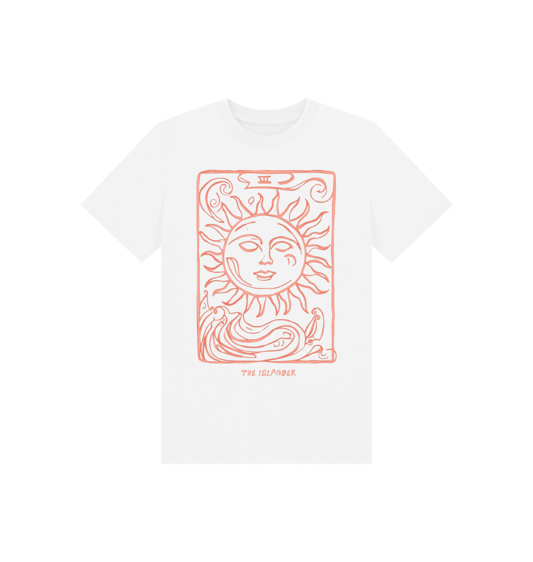 White Printed Kids T-Shirt