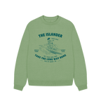 Sage Take the long way home - Women's oversized sweatshirt - Surf - The Islander