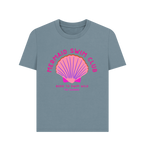 Stone Blue Printed T-shirt