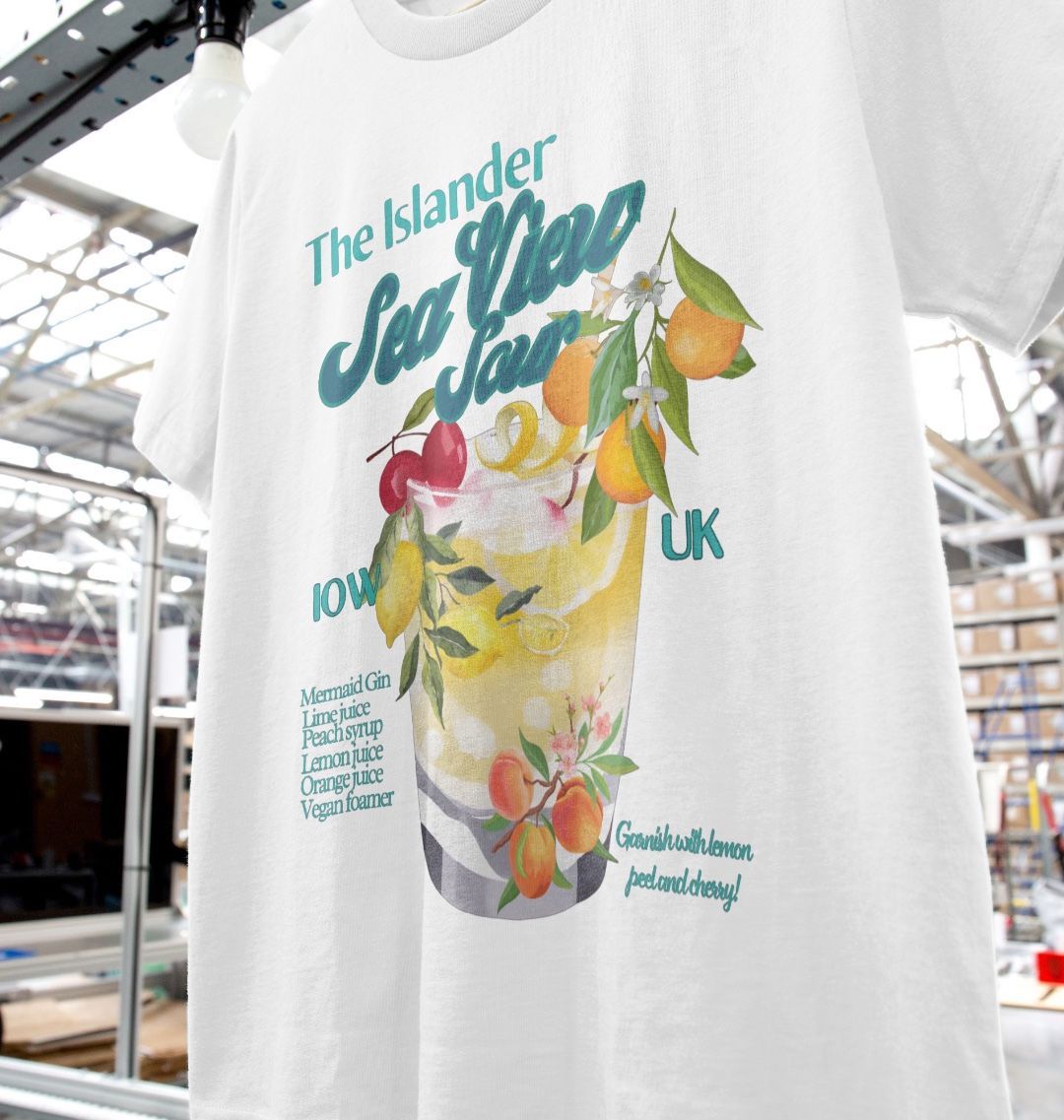The Islander - Sea View Sour - Mermaid gin Women's T-Shirt - Isle of Wight