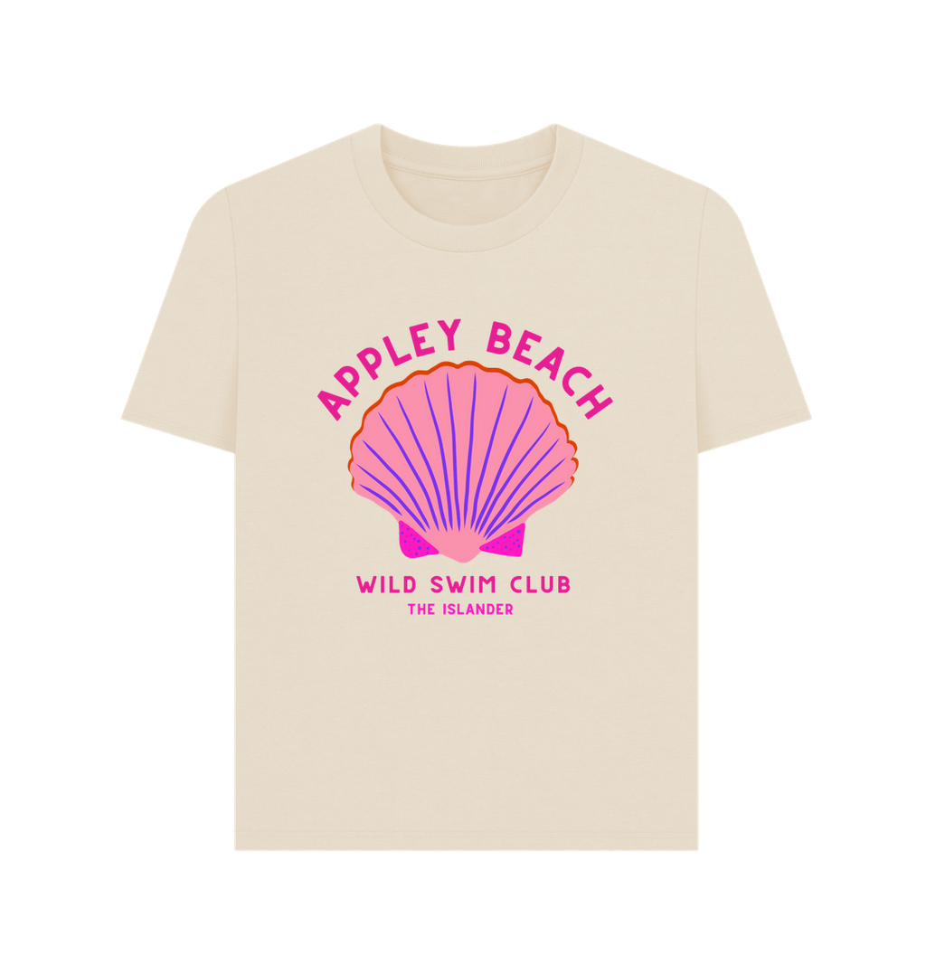 Oat Appley Beach - Pink Wild Swim Club - Women's T Shirt