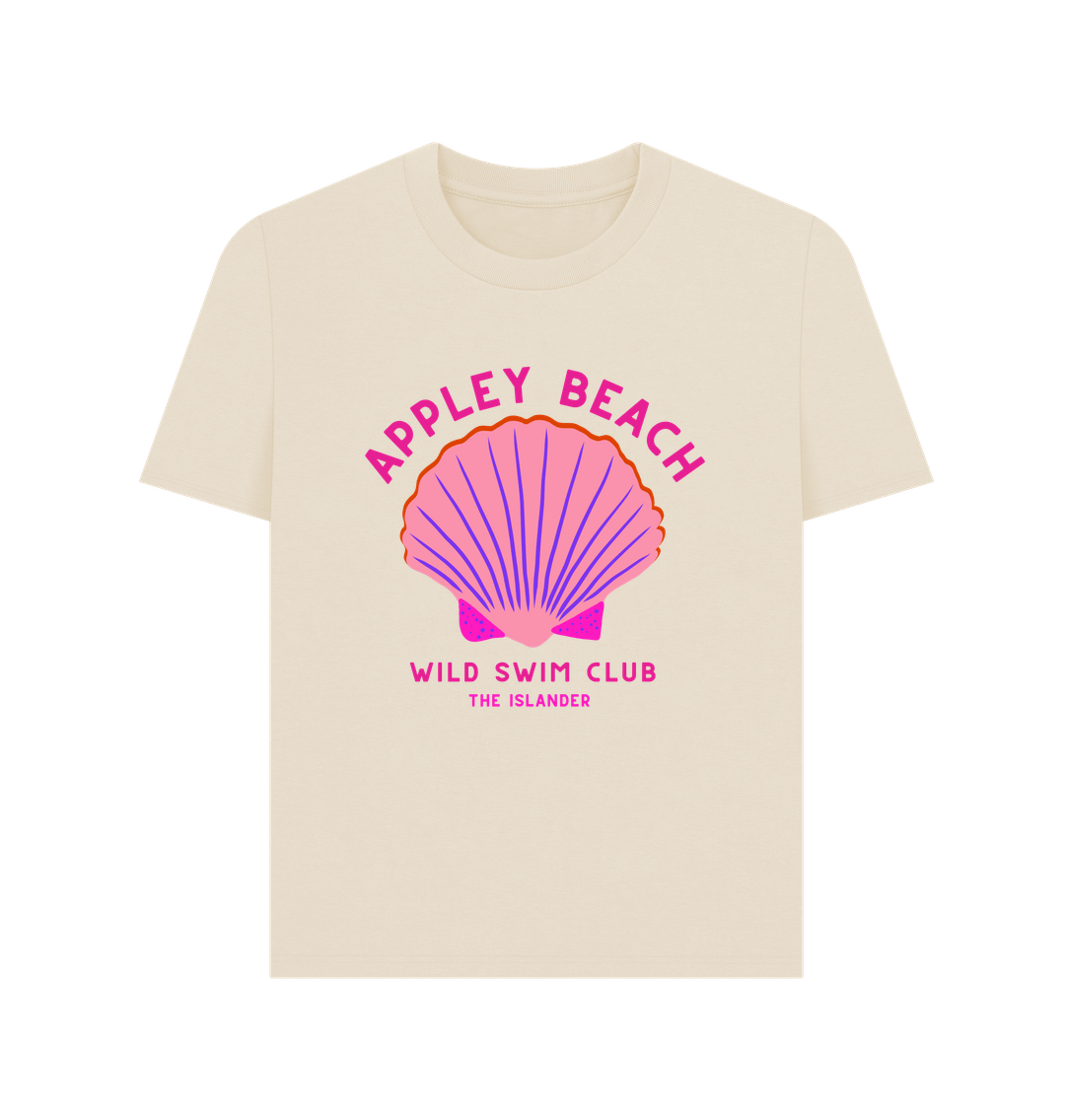 Oat Appley Beach - Pink Wild Swim Club - Women's T Shirt