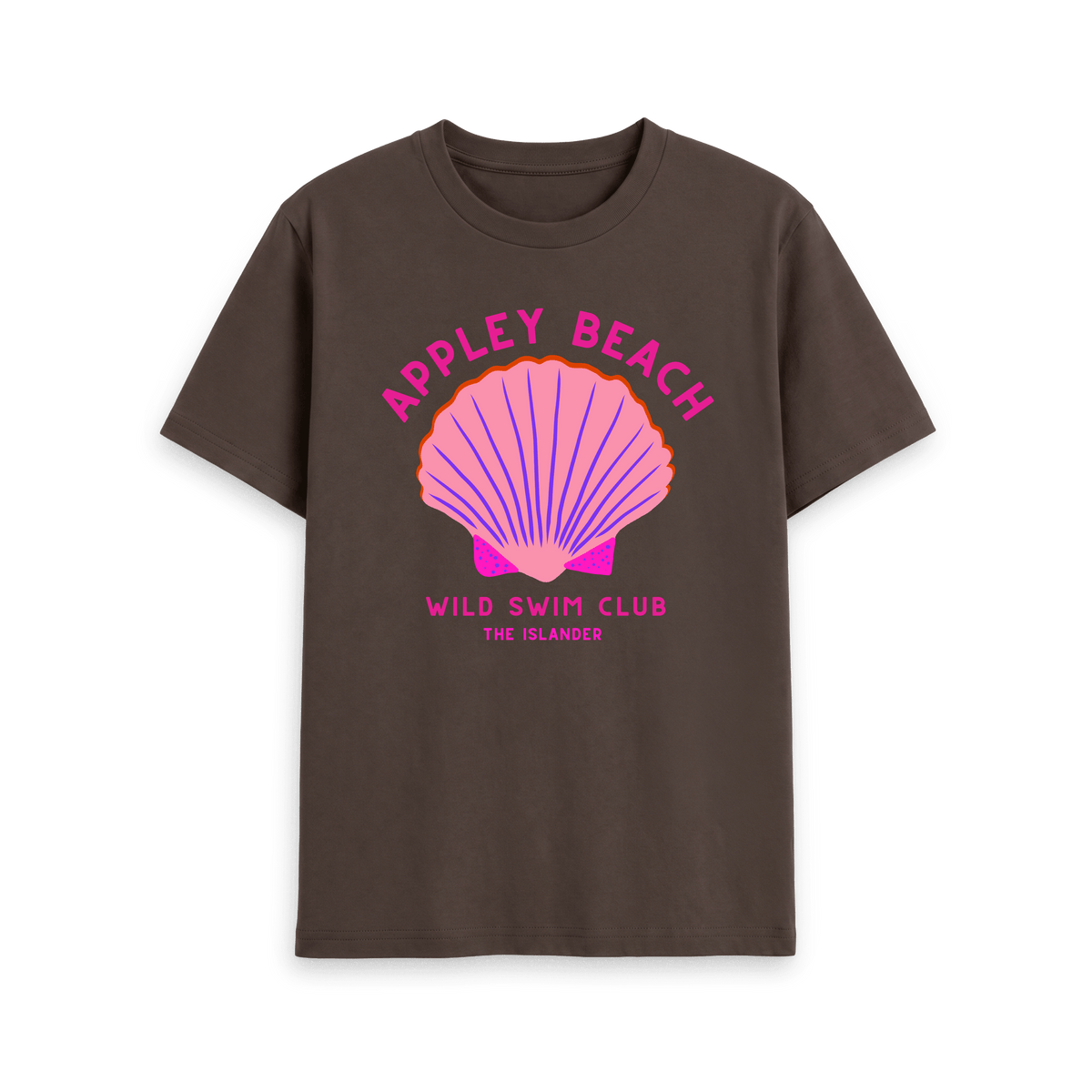 Chocolate Printed T-shirt Front