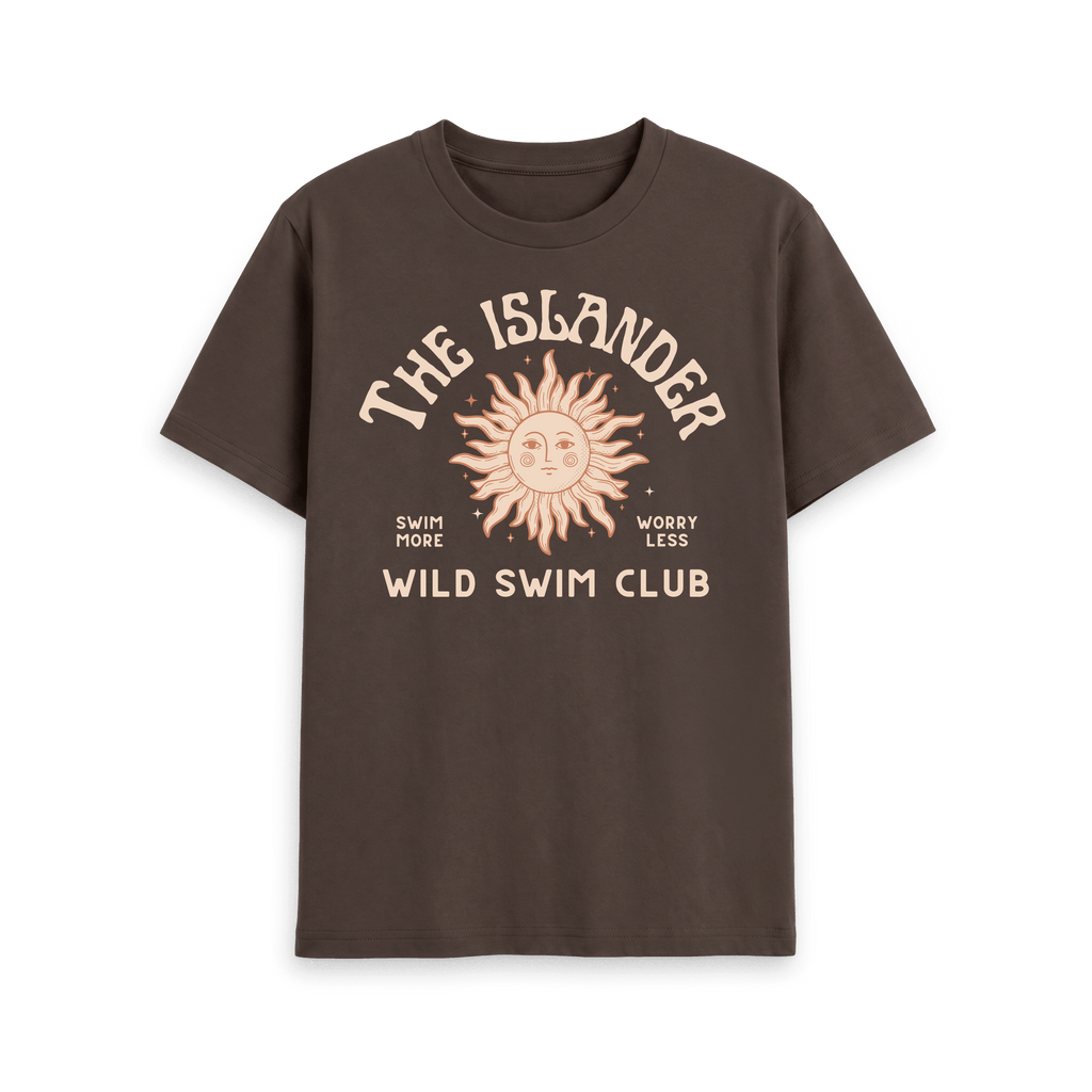 Chocolate Printed T-shirt Front