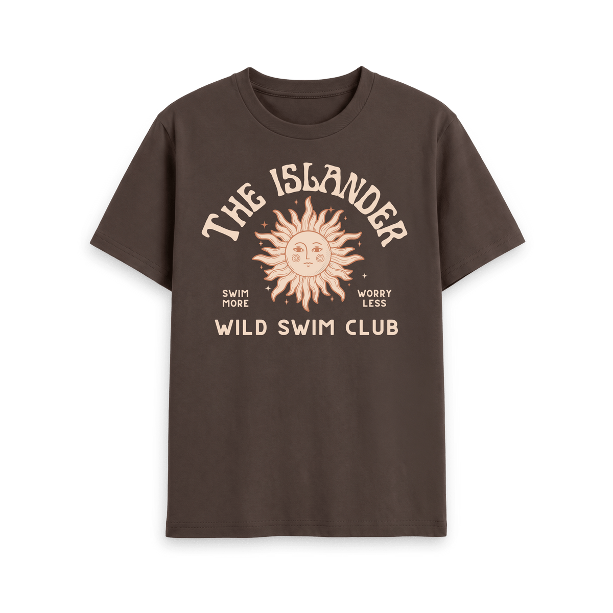 Chocolate Printed T-shirt Front
