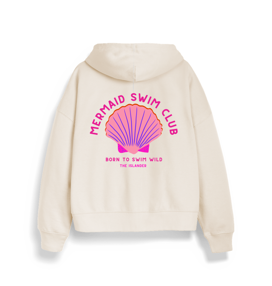 Mermaid Swim Club - Zip Up Hoodie - Organic Cotton