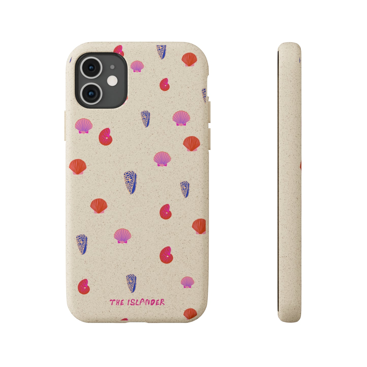 Pink Shells - Biodegradable Phone Case - Made from Natural Materials