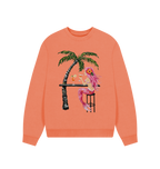 Apricot Printed Sweater