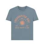 Stone Blue Freshwater Bay - Wild Swim Club - Wild Swimming - Women's T Shirt