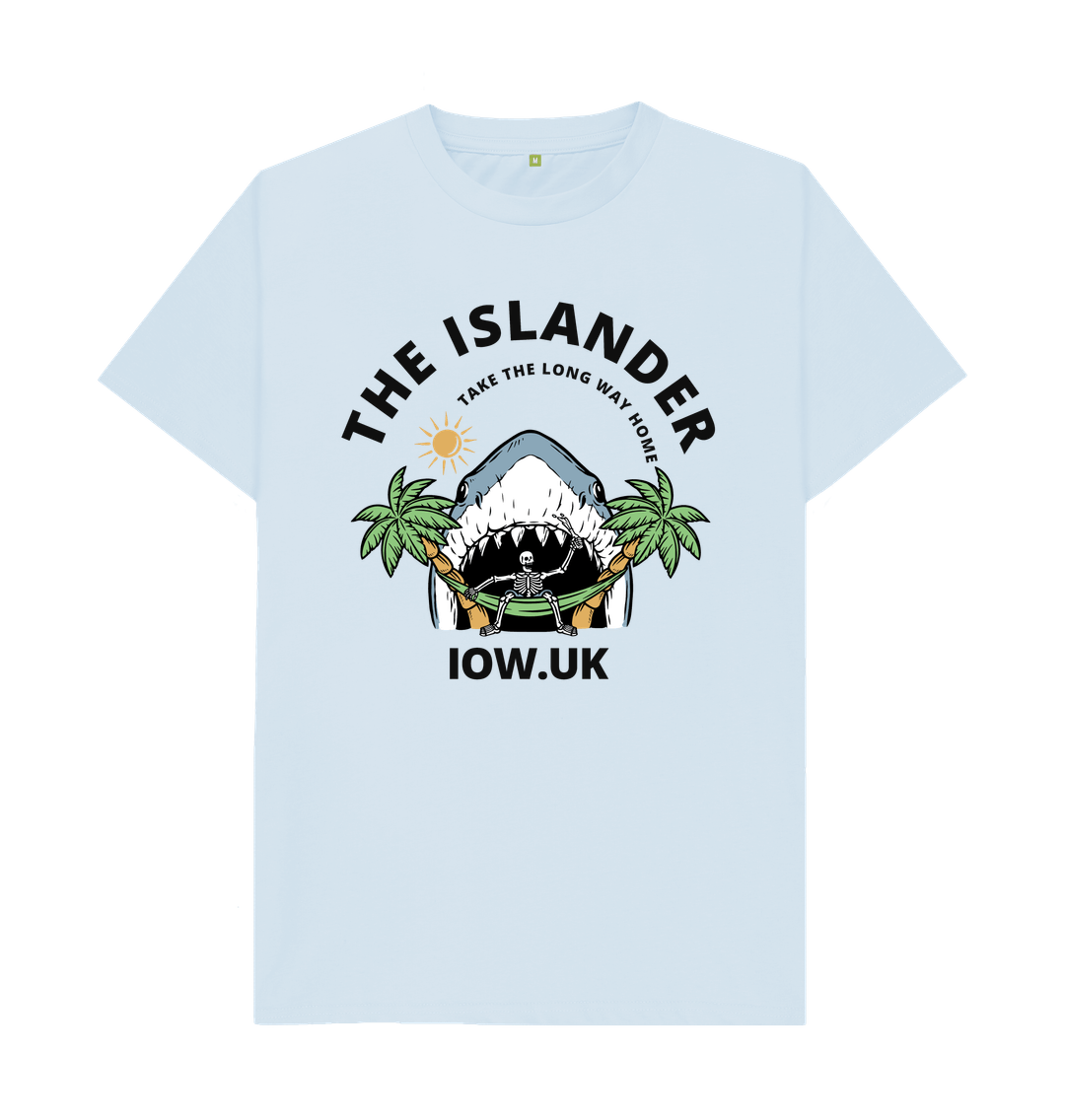 Sky Blue Printed T-shirt