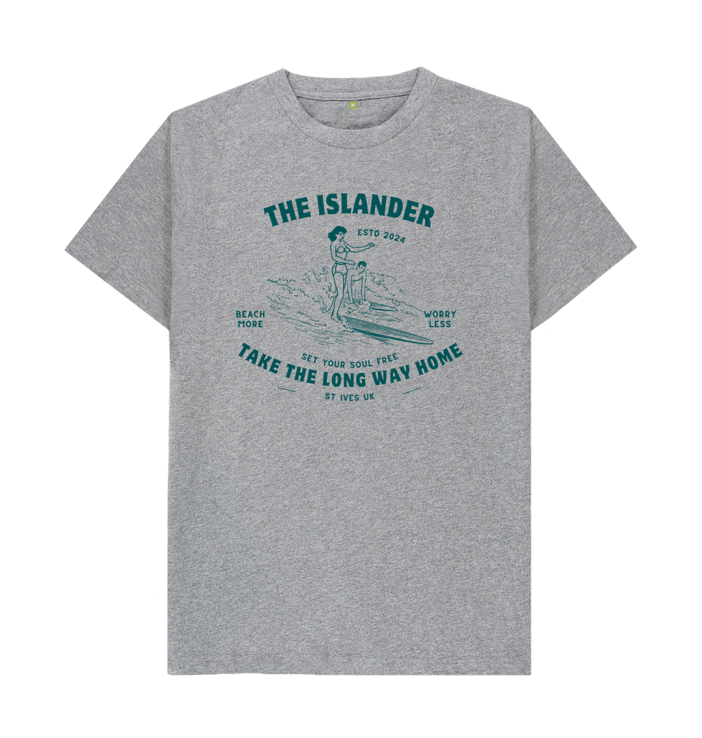Athletic Grey Printed T-shirt