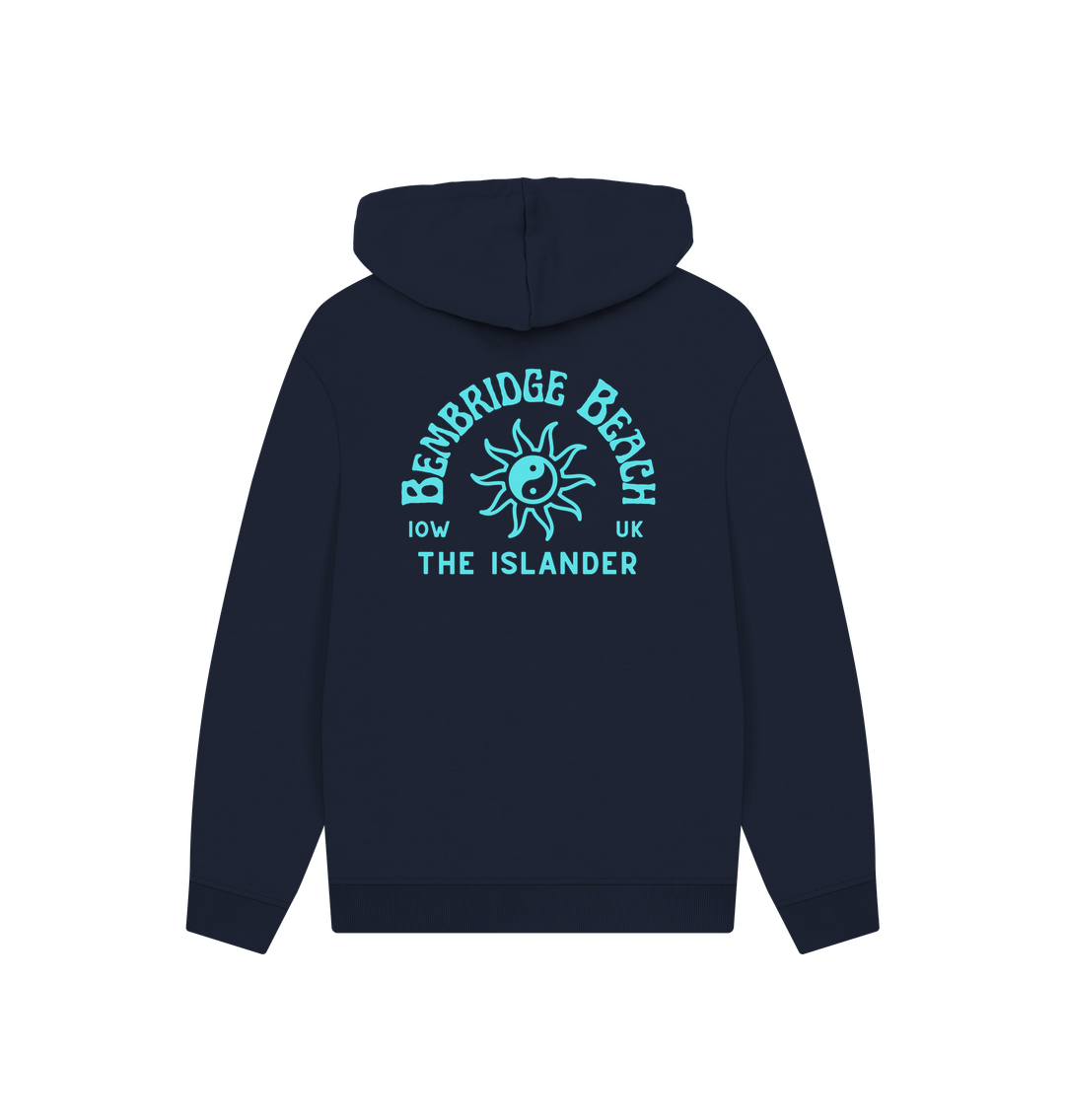 Bembridge Beach - The Islander - Unisex Oversized Style Hoodie - Printed Front And Back