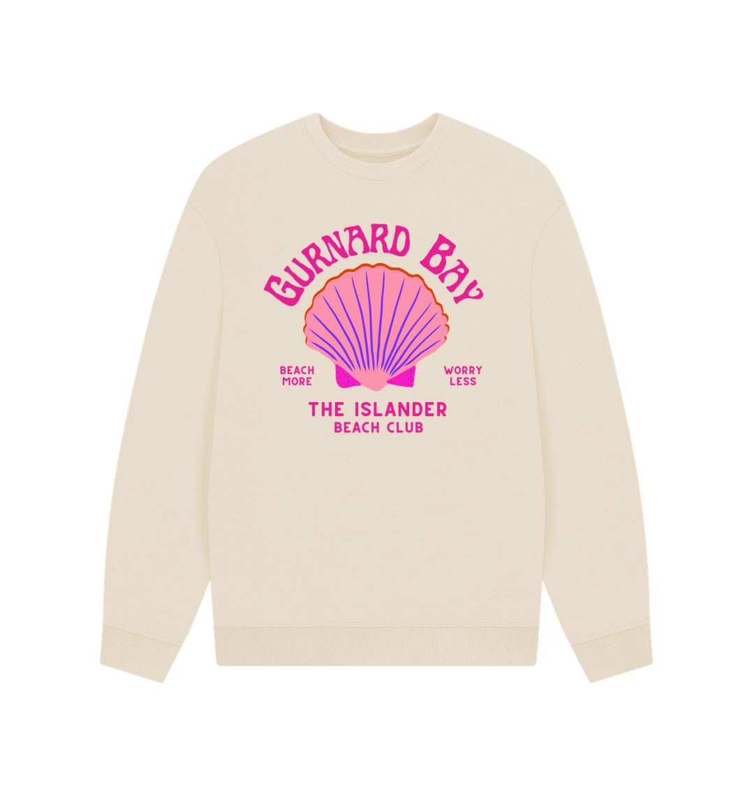 Oat Gurnard Bay - Pink Beach Club - Unisex Oversized Sweatshirt