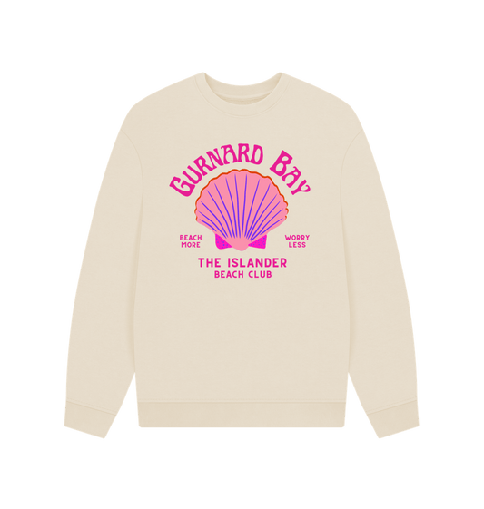 Oat Gurnard Bay - Pink Beach Club - Unisex Oversized Sweatshirt