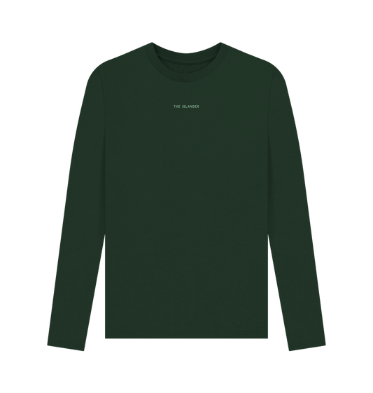 Evergreen Abstract Islander - Unisex Long Sleeve T Shirt