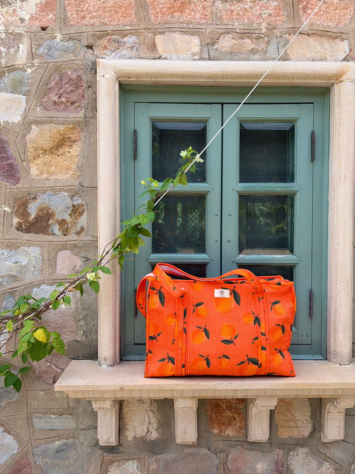 Oranges Large Tote Bag