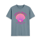 Stone Blue Printed T-shirt Front