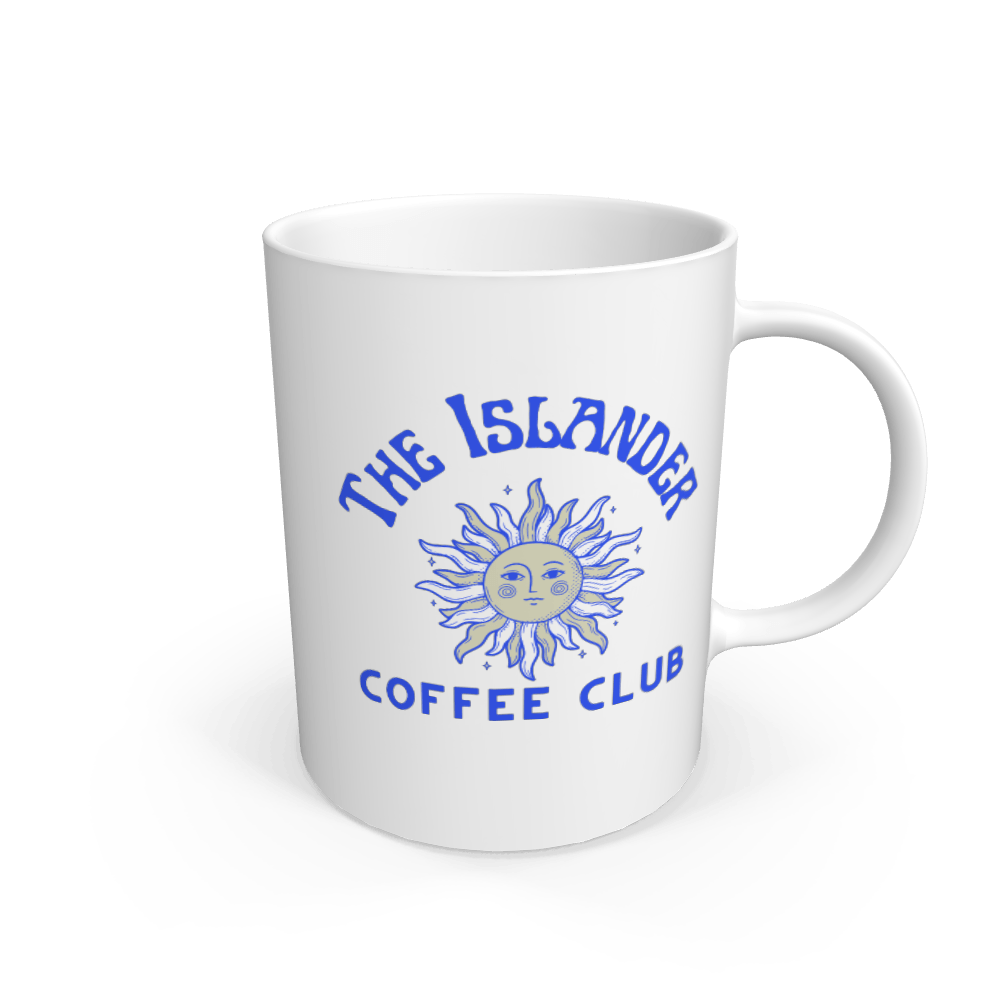 White The Islander Coffee Club Mug