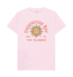 Pink Freshwater Bay - Mens\/Unisex Tshirt - Sunshine and stars - The Islander