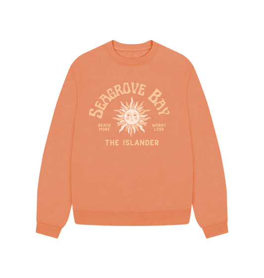 Apricot Seagrove Bay - The Islander - Apricot Orange Women's sweatshirt