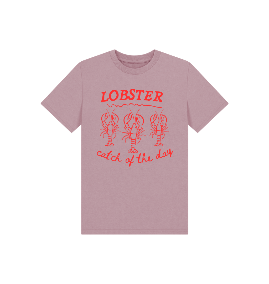 Mauve Printed Kids T-Shirt