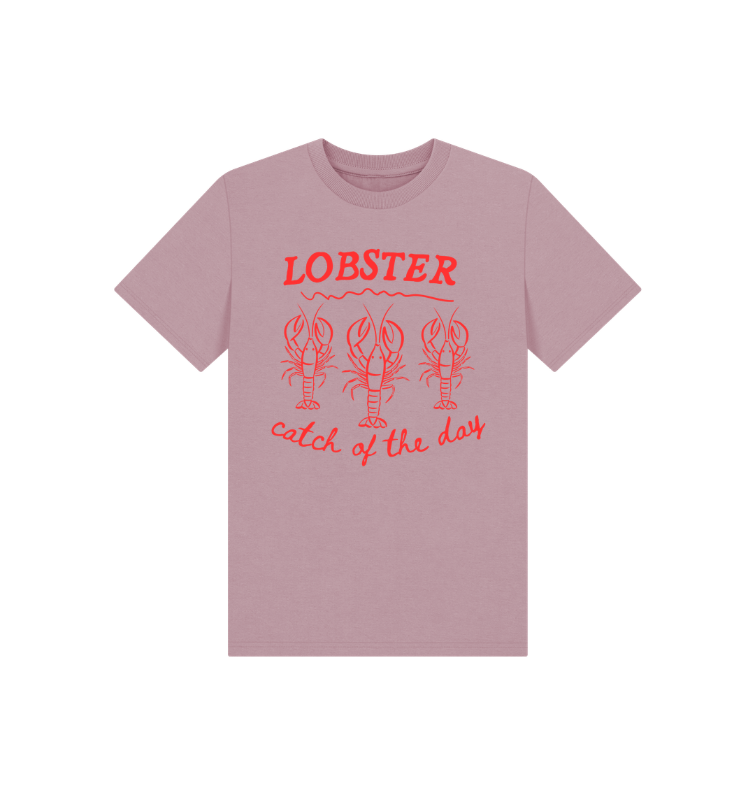 Mauve Printed Kids T-Shirt