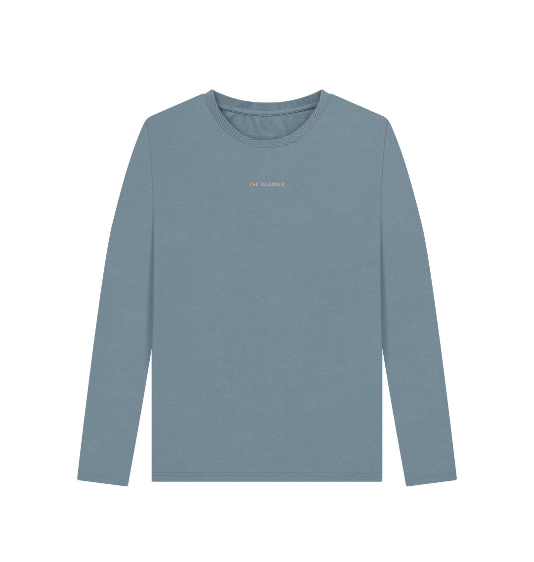 Stone Blue Elberry Cove - Wild Swim Club - Women's Long Sleeve T Shirt