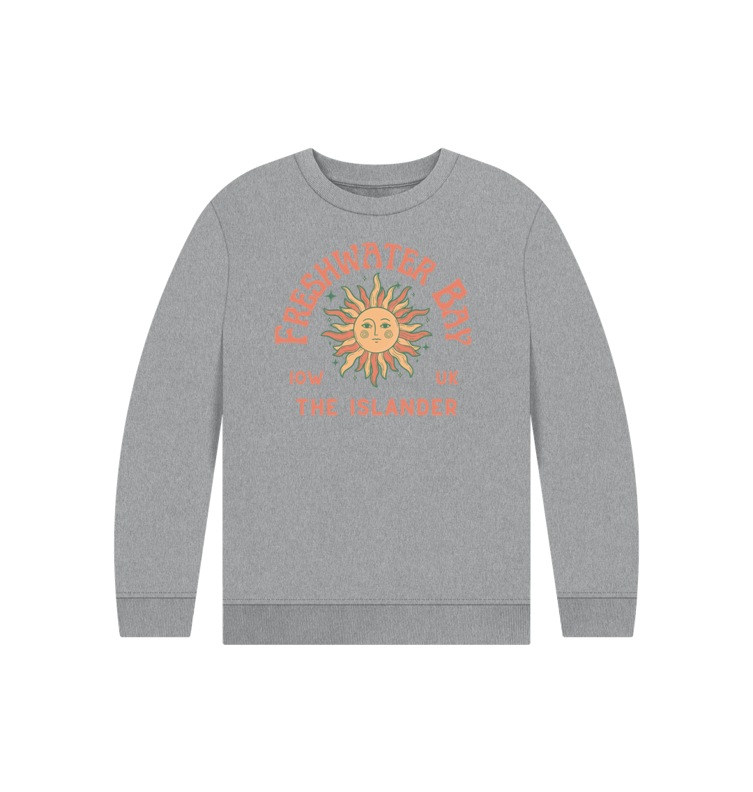 Athletic Grey Freshwater Bay - Kids Sweatshirt - Organic Cotton