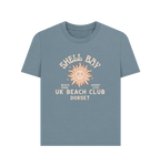 Stone Blue Shell Bay - UK Beaches - Dorset - Women's T Shirt