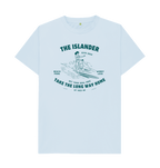 Sky Blue Printed T-shirt