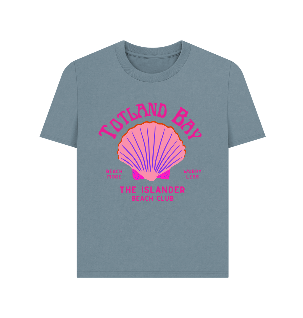 Stone Blue Totland Bay - Pink Beach Club - Women's T Shirt