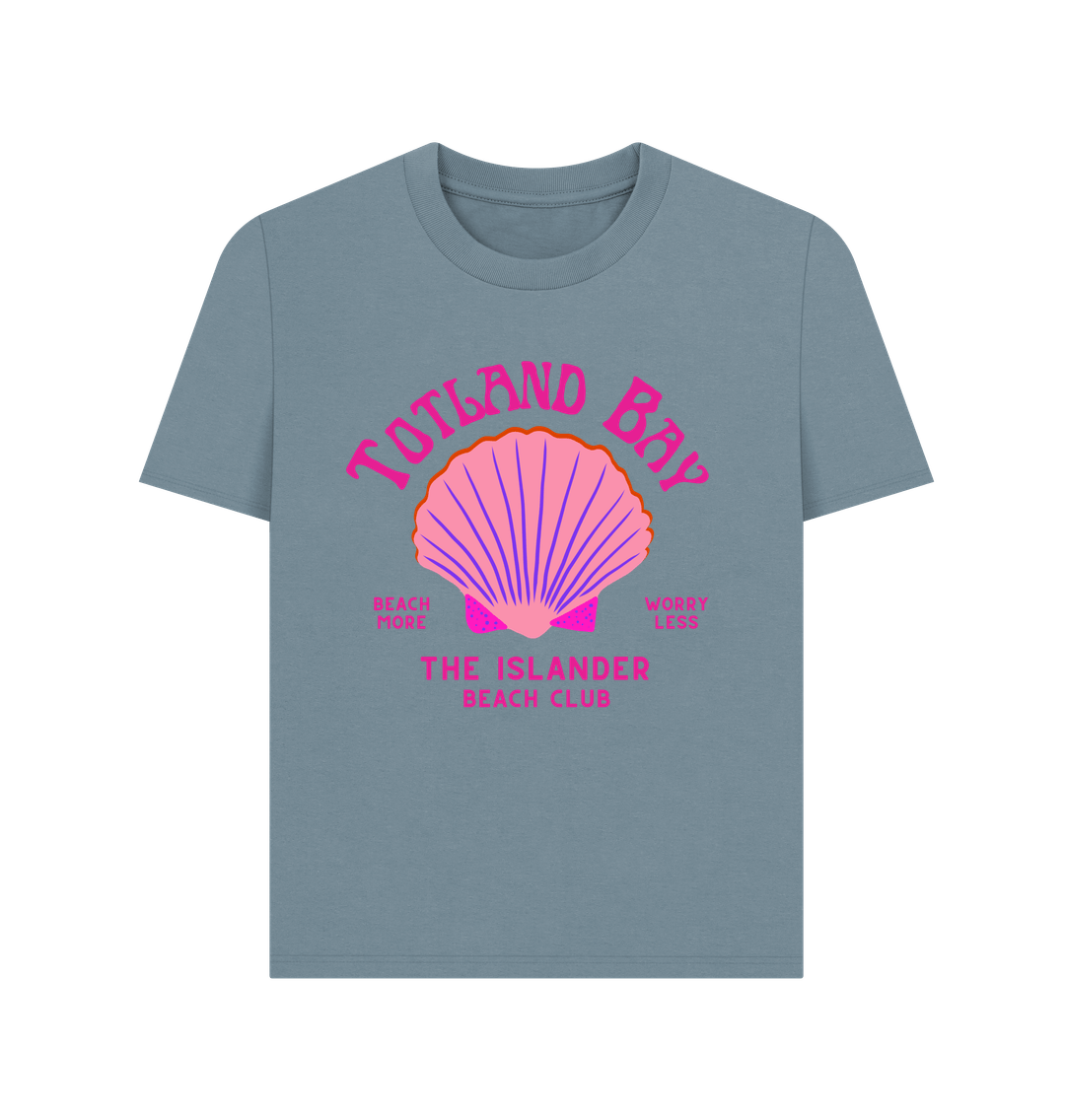 Stone Blue Printed T-shirt