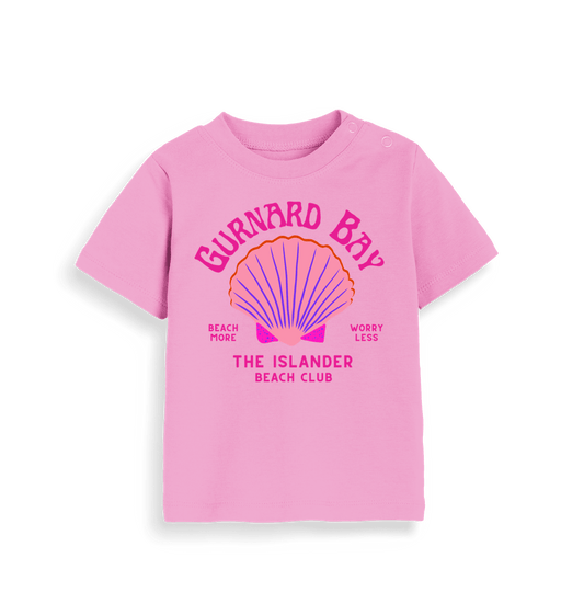 Bubblegum Pink Gurnard Bay - Baby T Shirt - The Islander Beach Club