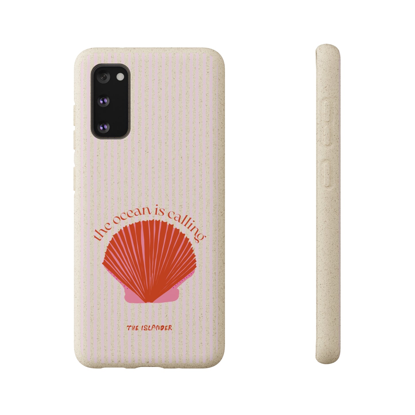 The Ocean Is Calling  - Biodegradable Phone Case - Made from Natural Materials