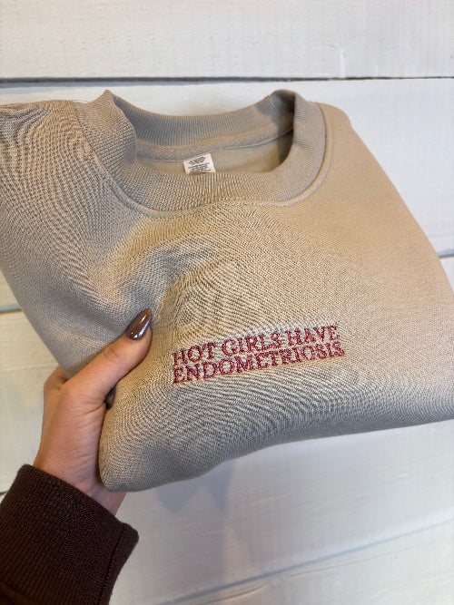 Hot Girls Have Endometriosis - Boxy Luxe Sweatshirt