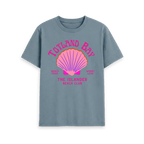 Stone Blue Printed T-shirt Front