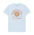 Sky Blue Printed T-shirt