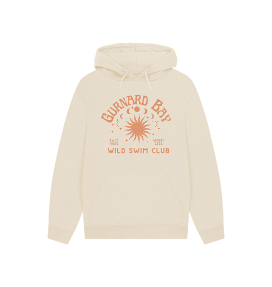 Oat Gurnard Bay - Wild Swim Club - Unisex Oversized Fit Hoodie - Organic Cotton