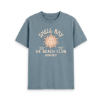 Stone Blue Printed T-shirt Front