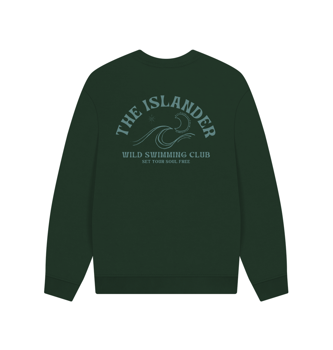 Wild Swimming Club - Set Your Soul Free - Unisex Oversized Style Sweatshirt